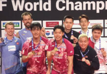 Seo Seung Jae and Kang Min Hyuk emerged as the new men's doubles world champions. (photo: YouTube)