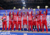 Congratulations to Denmark for winning their seventh European men's team title. (photo: Badminton Europe)
