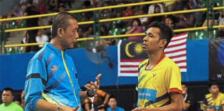 Misbun Sidek was hoping his shuttlers can do well at Swiss Open. (photo: Bernama)