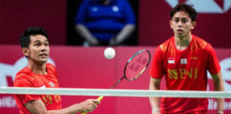 Fajar Alfian/Muhammad Rian Ardianto unhappy about the draw for 2022 All England draw. (photo: AFP)