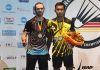 Jan Jorgensen and Dionysius Hayom Rumbaka (Photo: German Open Badminton)