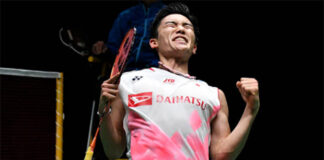 Kento Momota is the heavy favorite to win 2021 All England. (photo: AFP)