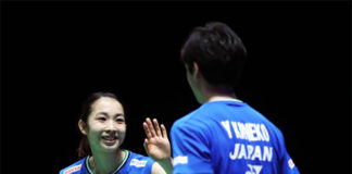 Yuki Kaneko/Misaki Matsutomo stage an unbelievable comeback to enter the All England final.(photo: Naomi Baker/Getty Images)