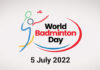 First world badminton day to be held on 5 July 2022. (photo: BWF)