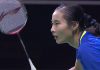 Wang Yihan lost to Tai Tzu Ying of Taiwan 16-21,21-9, 14-21 in the Singapore Open semi-final