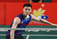 Lee Zii Jia storms into the 2022 Badminton Asia Championships final. (photo: AFP)