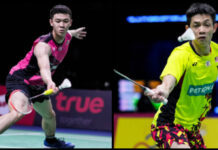 Lee Zii Jia and Daren Liew make the 2022 Thailand Open quarter-finals. (photo: Shi Tang/Getty Images)