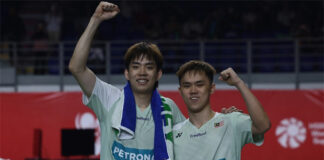 Man Wei Chong/Tee Kai Wun make the 2023 Malaysia Masters final. (photo: Bernama)