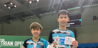 Choong Hon Jian/Toh Ee Wei win their third straight title in 2021 at the Austrian Open. (photo: Toh Ee Wei's Facebook)