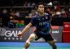 Anthony Sinisuka Ginting Enters the 2023 Singapore Open final. (photo: Shi Tang/Getty Images)