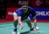 Viktor Axelen makes the 2023 Indonesia Open quarter-finals. (photo: Shi Tang/Getty Images)