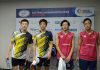 Post match interview: Yoo Yeon Seong-Lee Yong Dae (left) and Hirokatsu Hashimoto-Noriyasu Hirata