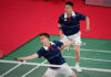 Best of luck to Aaron Chia/Soh Wooi Yik in the Olympic men's doubles quarter-finals. (photo: AFP)