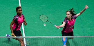 Pearly Tan/Thinaah Muralitharan advanced to the 2022 Malaysia Masters quarter-finals. (photo: Xinhua News)