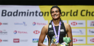 Congratulations to PV Sindhu for winning the 2019 World Championships title. (photo: Fabrice Coffrini/Afp/Getty Images)