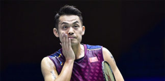 As long as Lin Dan can maintain his relatively good BWF ranking, he is going to take it easy until the next Olympic. (photo: AFP)