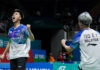 Ong Yew Sin/Teo Ee Yi advance to the 2023 Malaysia Open quarter-finals. (photo: Shi Tang/Getty Images)