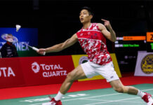 Chou Tien Chen secures a spot in the Thailand Open semi-final. (photo: Shi Tang/Getty Images)