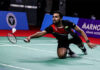 HS Prannoy survives to complete the epic Thailand Open comeback. (photo: Shi Tang/Getty Images)