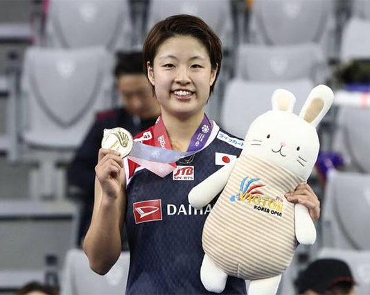 Congratulations to Nozomi Okuhara for winning the 2018 Korea Open. (photo: AFP)