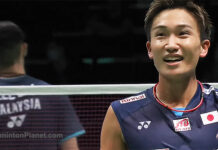 Kento Momota is back in form at the 2021 Sudirman Cup.