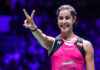 Carolina Marin off to a good start at the 2020 Denmark Open. (photo: Shi Tang/Getty Images)