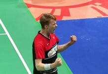 Anders Antonsen beats Chou Tien Chen in Denmark Open semi-final.