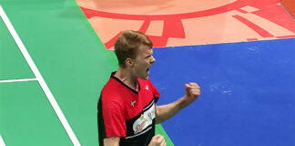 Anders Antonsen beats Chou Tien Chen in Denmark Open semi-final.