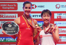 Carolina Marin to meet Nozomi Okuhara for the 16th-time in the Demark Open final. (photo: Atsushi Tomura/Getty Images)