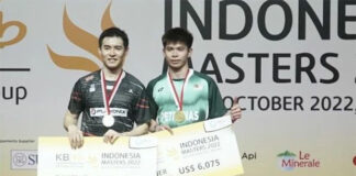 Leong Jun Hao wins the 2022 Indonesia Masters title. (photo: Leong Jun Hao's IG)