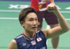 Kento Momota is eying for his first French Open title.