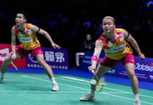 Aaron Chia/Soh Wooi Yik make the 2023 Asian Games semi-finals. (photo: AFP)