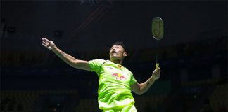 Lin Dan's jump smash