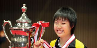 At the age of 16, Nozomi Okuhara, became the youngest women's singles champion ever at the All Japan Badminton Championships in 2011