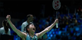 Chou Tien Chen's remarkable achievement marks an incredible statistical milestone in the world of badminton. (photo: Shi Tang/Getty Images)