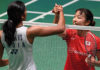 PV Sindhu and Nozomi Okuhara played relentless badminton in the longest match of the women's singles World Championships final in 2017 that lasted 110 minutes. (photo: AFP)