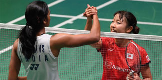 PV Sindhu and Nozomi Okuhara played relentless badminton in the longest match of the women's singles World Championships final in 2017 that lasted 110 minutes. (photo: AFP)