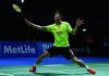 Chen Long takes on K. Srikanth in the Dubai Superseries semi-final