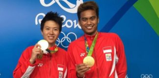 Tontowi Ahmad/Liliyana Natsir are the most reliable mixed doubles pair for the Indonesian team. (photo: AP)