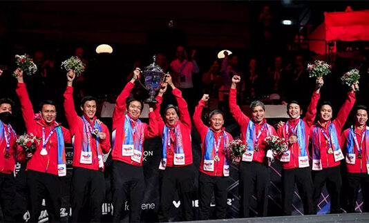 Indonesian Thomas Cup Team Receives USD $703k Bonus from the Government. (photo: Shi Tang/Getty Images)