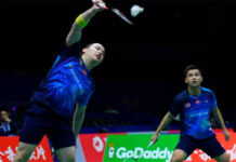 Aaron Chia and Teo Ee Yi are Malaysia's secret weapons at the 2023 Badminton Asia Mixed Team Championships (BAMTC). (photo: AFP)