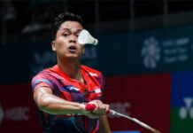 Anthony Sinisuka Ginting is ready to lead Indonesia at the 2023 Badminton Asia Mixed Team Championships. (photo: Shi Tang/Getty Images)