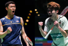 Lee Zii Jia and Ng Tze Yong advance to the 2023 All-England quarter-finals. (photo: Zac Goodwin/Shi Tang/Getty Images)