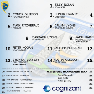 Waterford team to play Clare